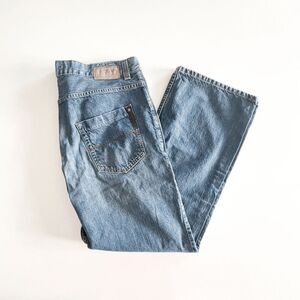 Izod Luxury Sport Mens Denim Relaxed Straight Jeans Blue 38
